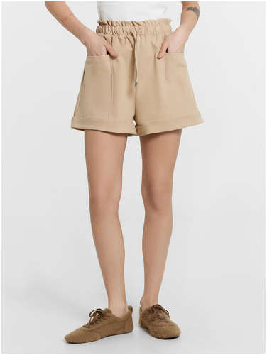 Шорты женские бежевые Mark Formelle / 103240089 - вид 2