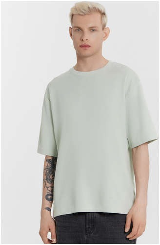 Футболка мужская голубая оверсайз Mark Formelle / 103234909 - вид 2