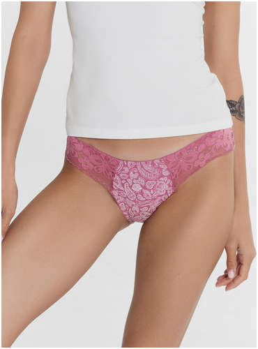 Трусы женские слипы розовые с принтмо Mark Formelle / 103200845 - вид 2