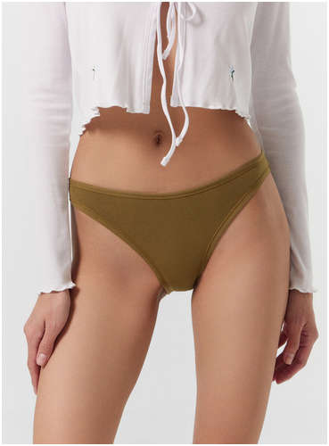 Трусы слипы женские хаки Mark Formelle / 103221123 - вид 2