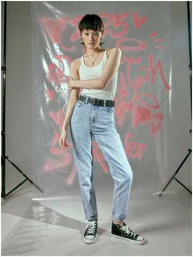 Джинсы женские голубые Mark Formelle 103227039