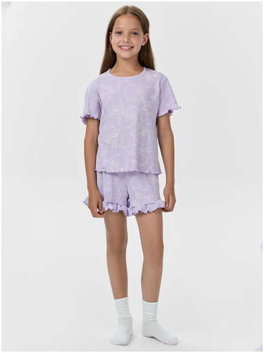 Комплект для девочек (футболка, шорты) Mark Formelle 103243121