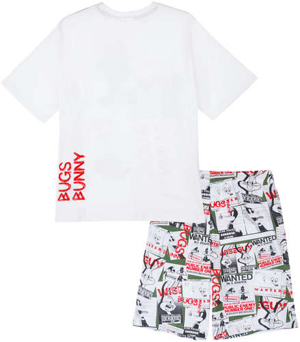 Комплект трикотажный фуфайка футболка шорты пижама пояс PLAYTODAY / 103181549 - вид 2