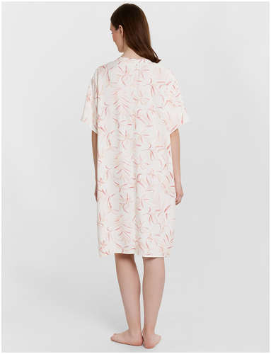 Туника домашняя женская кремовая с принтом Mark Formelle / 103238919 - вид 2