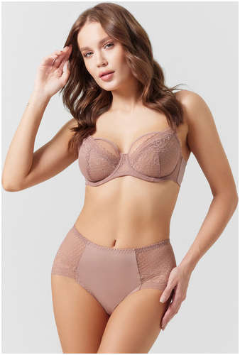 Бюстгальтер женский розовый с кружевными деталями Mark Formelle / 103218427 - вид 2