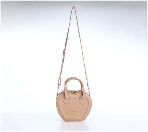 Сумка женская кросс-боди на молнии, цвет бежевый 103211783