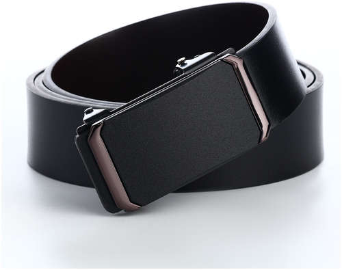 Ремень мужской, ширина 3,5 см, пряжка автомат, цвет черный 103202655