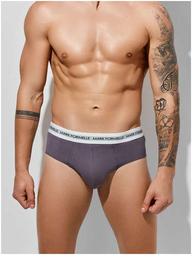 Трусы плавки мужские серые Mark Formelle 103242427