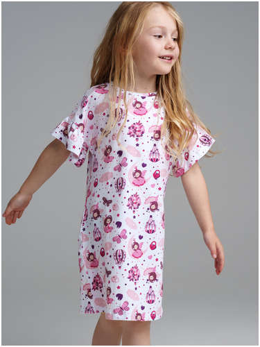 Сорочка ночная трикотажная PLAYTODAY / 103162299 - вид 2