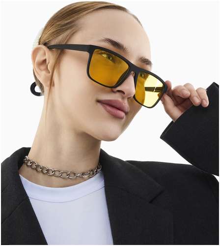 Очки солнцезащитные, uv 400, ширина 14.7 см, дужка 14.5 см, линза 5.2×4.1 см onesun / 103236977 - вид 2