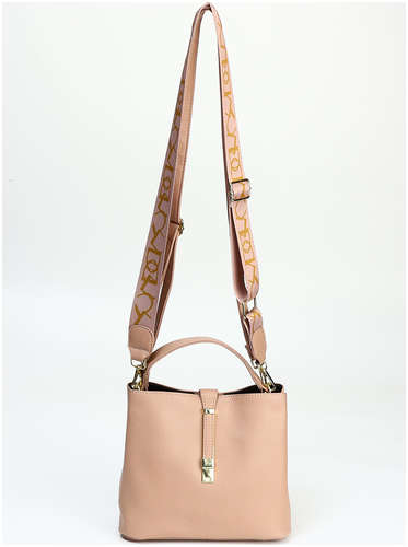 Сумка женская тоут на молнии, цвет бежевый 103217930