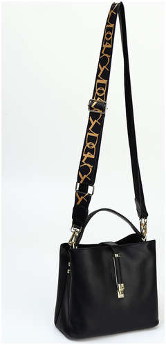 Сумка женская тоут на молнии, цвет черный / 103217938 - вид 2