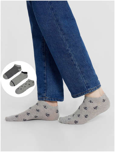 Носки мужские в наборе, 3 пары Mark Formelle 103236962