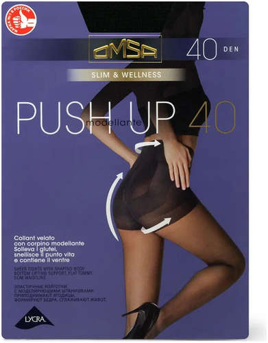 Колготки oms push-up 40 nero OMSA / 103126161
