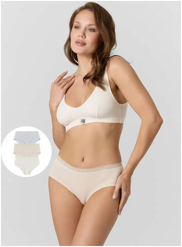 Трусы шортики женские в наборе, 3 шт Mark Formelle 103239321