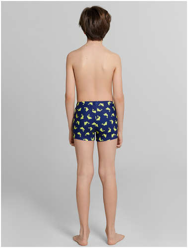 Трусы купальные для мальчиков синие с принтом Mark Formelle / 103228721 - вид 2