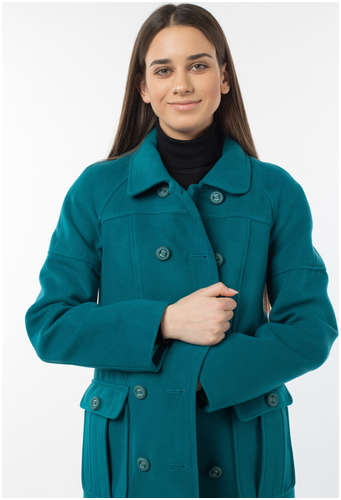 Пальто женское демисезонное (пояс) EL PODIO / 103164581 - вид 2