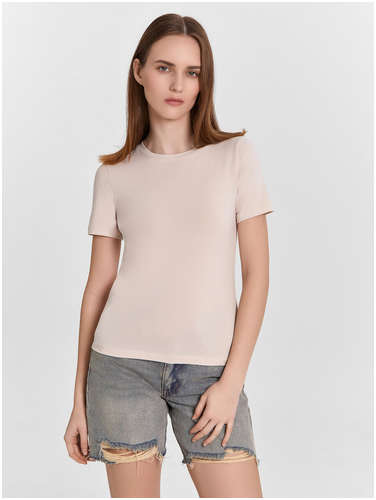 Футболка женская бежевая Mark Formelle / 103230256 - вид 2