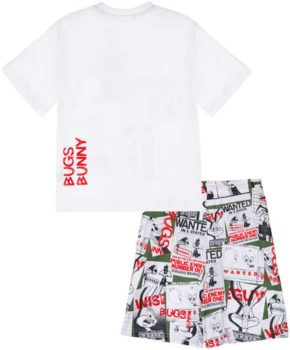 Комплект трикотажный фуфайка футболка шорты пижама PLAYTODAY / 103181546 - вид 2