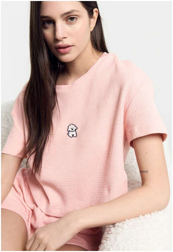 Комплект женский (футболка, шорты) Mark Formelle / 103184135 - вид 2