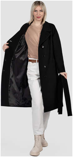 Пальто женское демисезонное (пояс) EL PODIO / 103178210 - вид 2