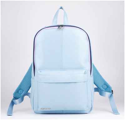Рюкзак из искусственной кожи textura, 41 х 28 х 10 см, цвет голубой 10343654
