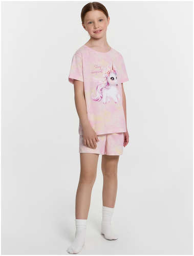 Комплект для девочек (футболка, шорты) Mark Formelle 103241699