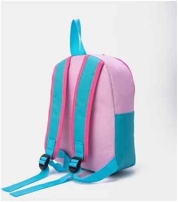 Рюкзак на молнии, цвет бирюзовый/розовый TEXTURA / 1032818 - вид 2