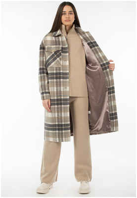 Пальто женское демисезонное (пояс) EL PODIO / 10393582 - вид 2
