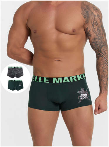 Трусы боксеры мужские в наборе, 2 шт Mark Formelle 103219592