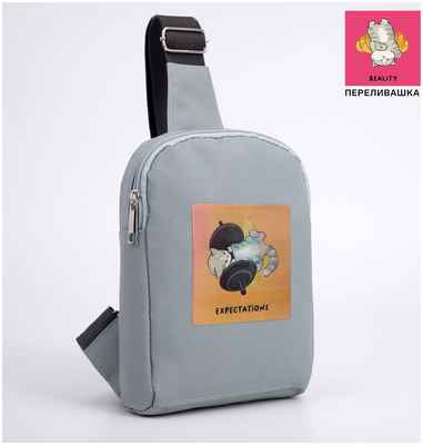 Сумка с голографической нашивкой expextations NAZAMOK 1031337