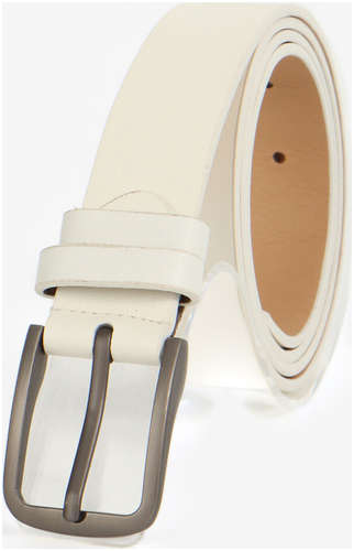 Ремень женский, ширина 2.8 см, пряжка металл, белый 103241517