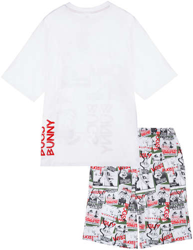 Комплект трикотажный фуфайка футболка шорты пижама пояс PLAYTODAY / 103181554 - вид 2