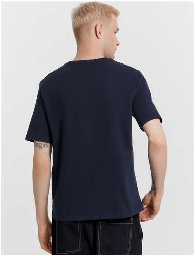 Футболка мужская синяя с надписью Mark Formelle / 103236021 - вид 2