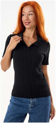 Футболка вязаная поло Lika Dress / 103242283 - вид 2
