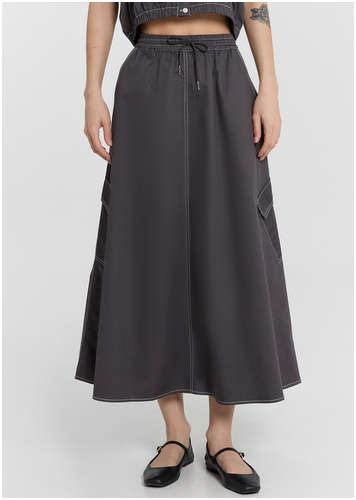 Юбка женская серая Mark Formelle / 103238888 - вид 2