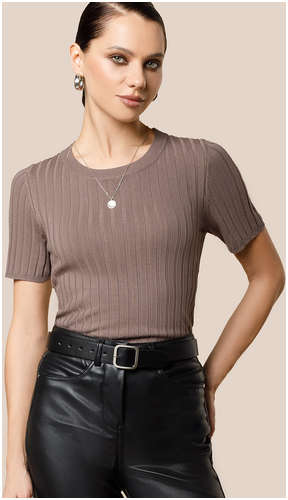 Джемпер кофейный VILATTE 103241227