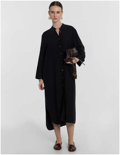Платье-рубашка женское черное Mark Formelle 103221288