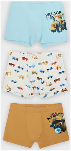 Трусы боксеры для мальчиков в наборе, 3 шт Mark Formelle 103239464