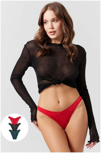 Трусы слипы женские в наборе, 3 шт Mark Formelle 103218536