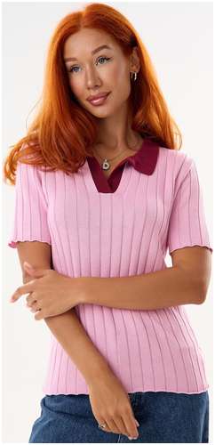 Футболка вязаная поло Lika Dress / 103241658 - вид 2