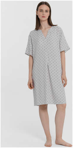 Туника женская серая с принтом в виде лого Mark Formelle 103239931