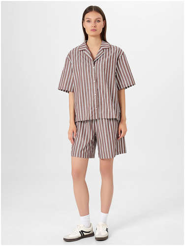 Комплект женский коричневый в полоску Mark Formelle 103242241