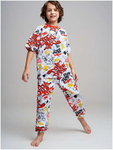 Пижама трикотажная PLAYTODAY / 103218774 - вид 2