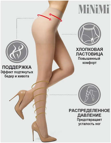 Колготки Mini IDEALE 40 (утяжка по ноге) MINIMI / 103227543 - вид 2