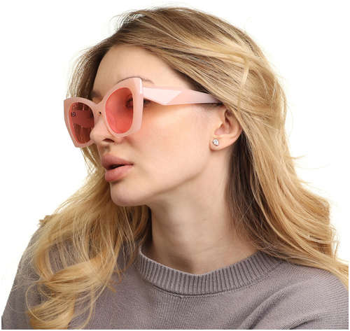 Очки солнцезащитные женские onesun, uv 400, дужка 15, линза 5.2×4.5 см / 103206579 - вид 2