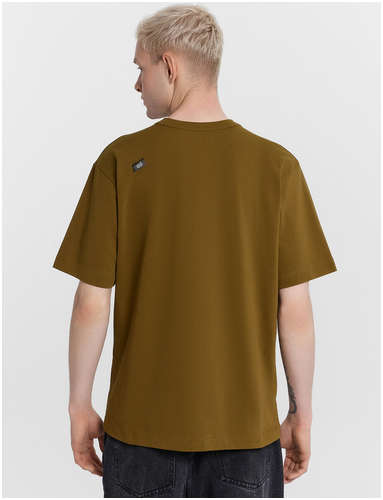 Футболка мужская хаки с вышивкой на груди Mark Formelle / 103236525 - вид 2