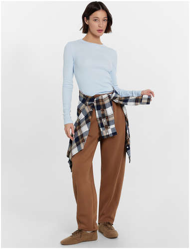 Брюки женские в кашатаново-коричневом цвете Mark Formelle 103213229