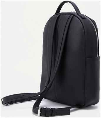 Сумка- рюкзак на молнии textura, цвет черный / 1031325 - вид 2