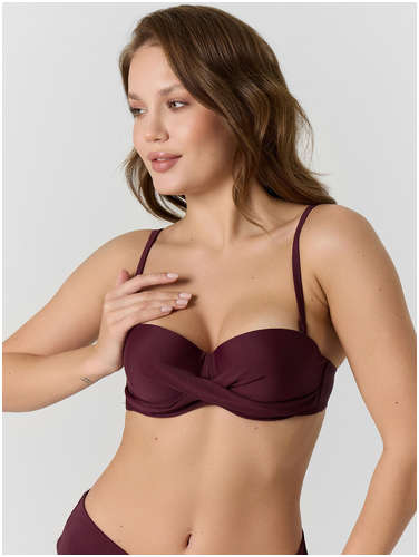 Бюстгальтер купальный женский бордовый Mark Formelle 103239597